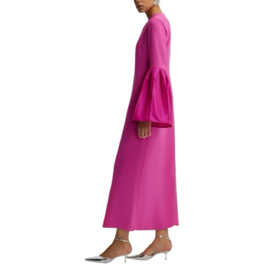 Touche Prive Vibrant Fuchsia Long Sleeve Dress, Size: 36 - Picture 5 of 8